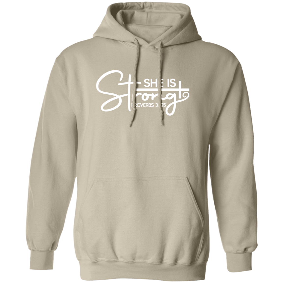 She Is Strong Pullover Hoodie