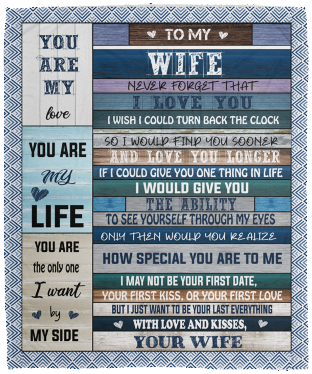 Wife from Wife | Wishes | Premium Plush Blanket