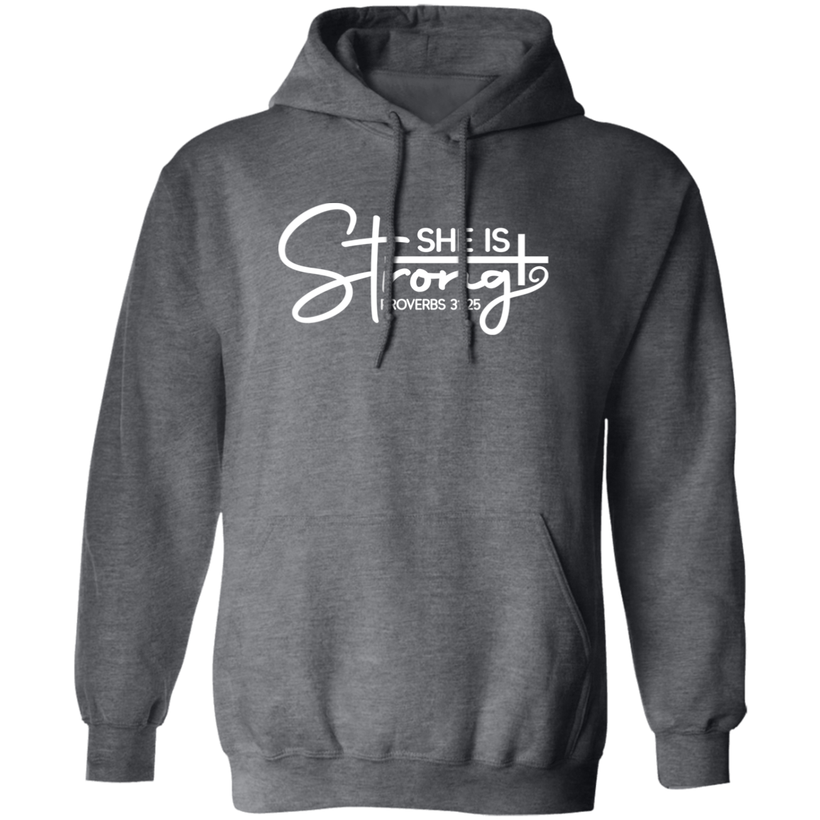 She Is Strong Pullover Hoodie