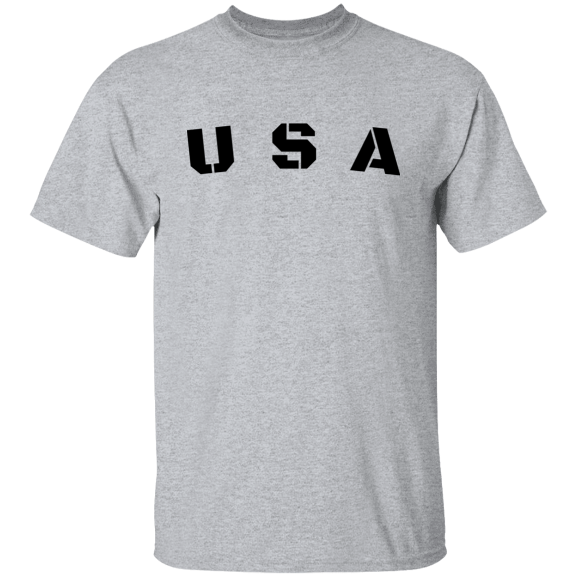 USA Block Letter Logo T Shirt - Unisex