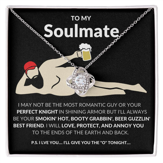 To My Soulmate | Tonight... ❤️ | Love Knot Necklace