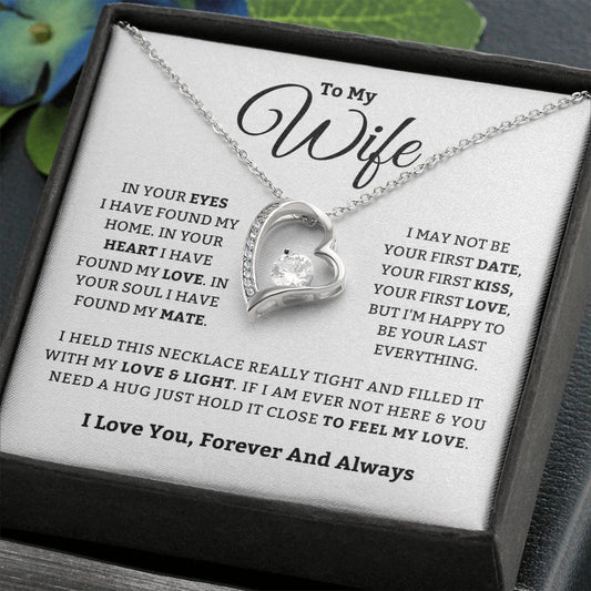 To My Wife | In Your Eyes | Forever Love Necklace