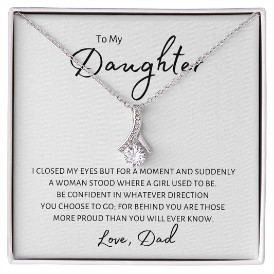 To My Daughter | Suddenly A Woman - from Dad | Alluring Beauty Necklace