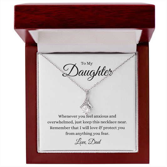 To Daughter | Love & Protect - from Dad | Alluring Beauty Necklace