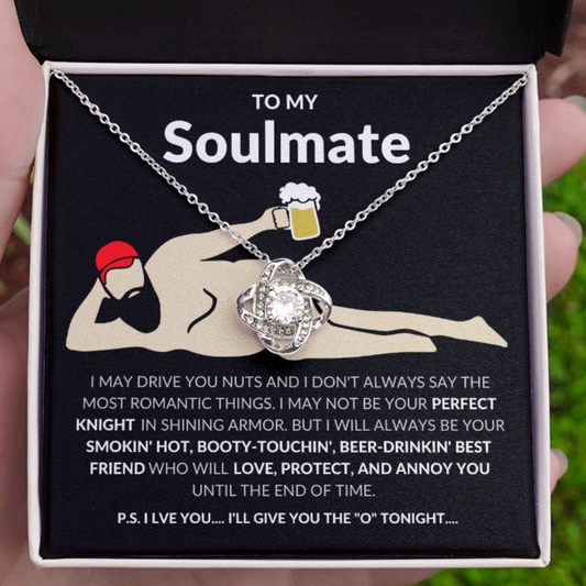 To My Soulmate | Best Friend | Love Knot Necklace