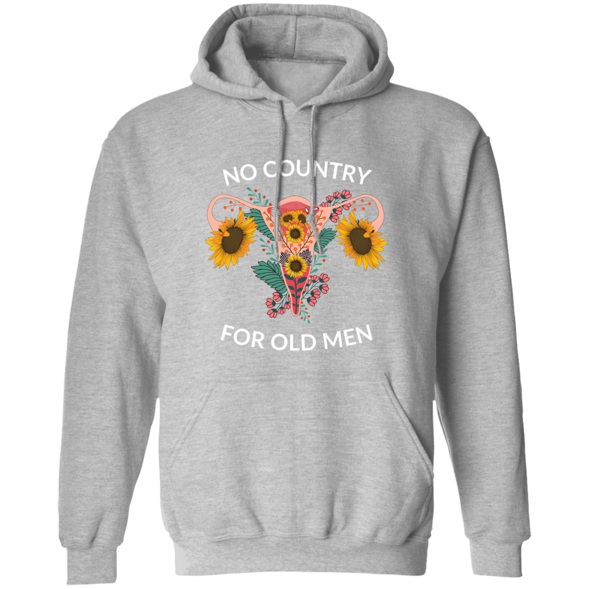 No Country For Old Men (Sunflower) Pullover Hoodie - Unisex