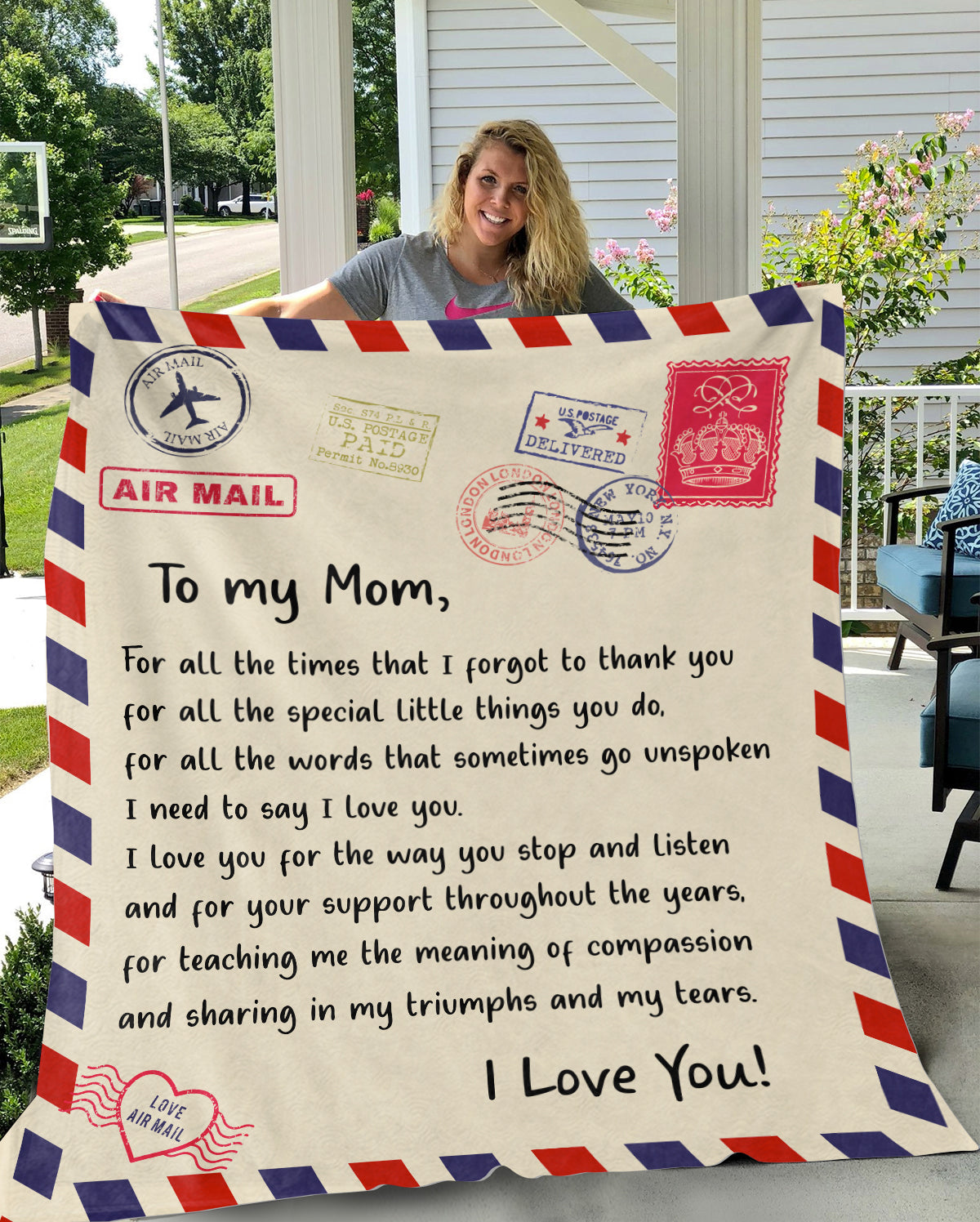 To My Mom - I Need To Say I Love You | Premium Plush Blanket