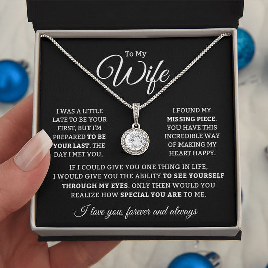 To My Wife | Make My Heart Happy | Eternal Hope Necklace