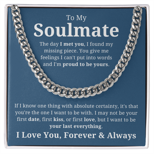 To Soulmate | Absolute Certainty | Cuban Link Necklace