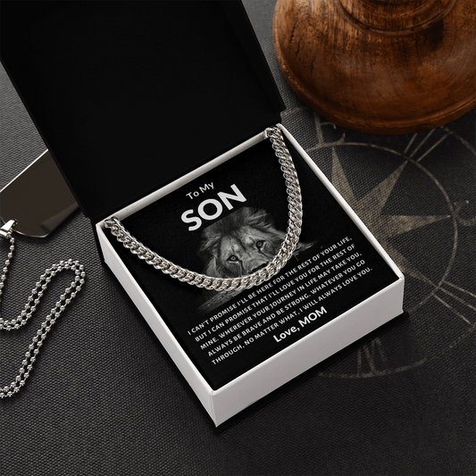 To My Son | Journey | Cuban Link Necklace