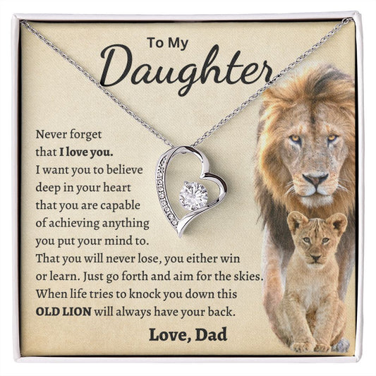 To My Daughter | Aim High | Forever Love Necklace