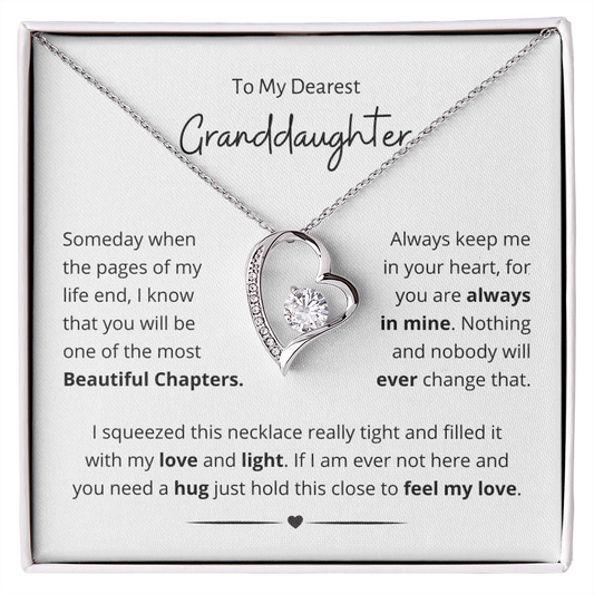To Granddaughter | Love & Light | Forever Love Necklace