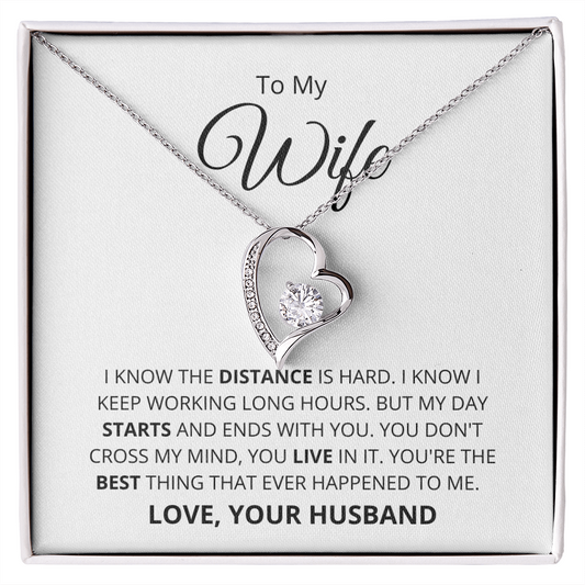 To Wife | You're the Best Thing | Forever Love Necklace