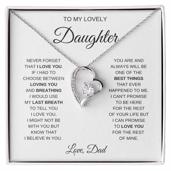 Daughter Necklace, To My Beautiful Daughter Necklace Gifts For Daughte –  Rakva