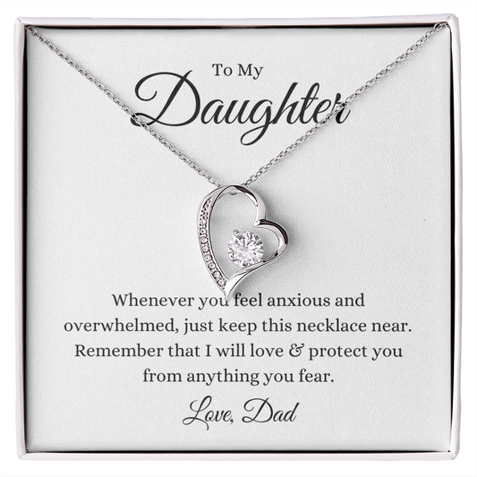 To Daughter | Love & Protect - from Dad | Forever Love Necklace