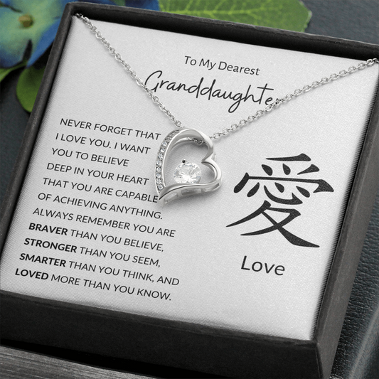 To Granddaughter | LOVE | Forever Love Necklace