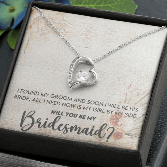 Will You Be My Bridesmaid | Forever Love Necklace