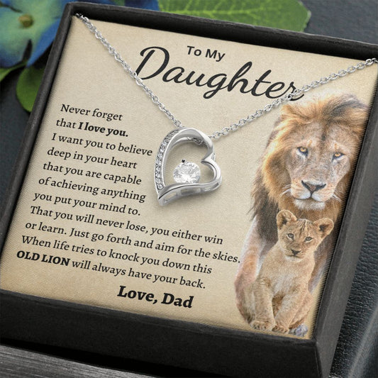 To My Daughter | Aim High | Forever Love Necklace