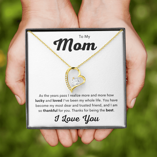 To Mom | Lucky & Loved | Forever Love Necklace