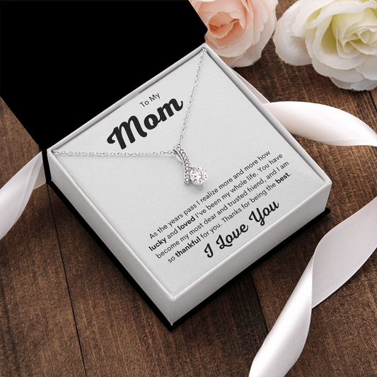 To Mom | Lucky & Loved | Alluring Beauty Necklace