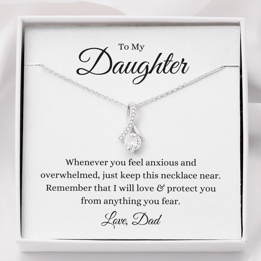 To Daughter | Love & Protect - from Dad | Alluring Beauty Necklace