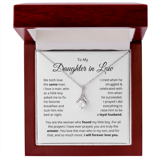 To Daughter-in-Law | Answer | Alluring Beauty Necklace